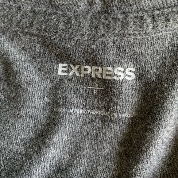 Express silver foil print top - Picture 3 of 4